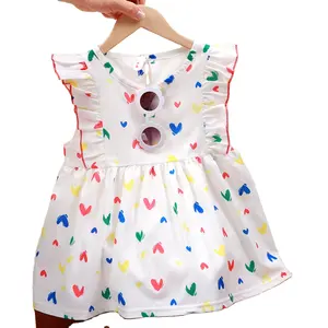 2024 Summer girls dress Korean version of foreign style princess skirt lace casual children's dress girls skirt wholesale