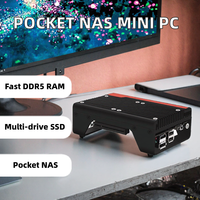 Komputer NAS Saku Intel Core I5 4xM.2 NVMe 2xSATA3.0 Slot Mini PC P5-4M Industrial DDR5 2xUSB3.2 2xHDMI2.0