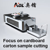 Plotters cortadores de máquina de pegatinas de medio corte plano digital CNC AOL