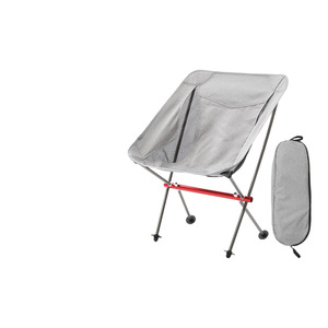 小型户外7075铝合金露营折叠椅带靠背月亮形精致露营风格家具 - Product Image 5