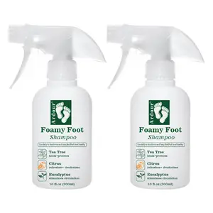 Oem Tea Tree Oil Foot Care with deodorizing Citrus User-friendly spray pump applicator Foamy Foot Shampoo