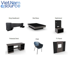 Remise disponible-Ensemble de meubles de salon de qualité supérieure-Bois massif/MDF/contreplaqué-Idéal pour l'hospitalité-Détails de mobilier - Product Image 1