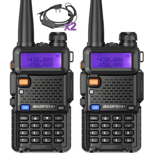 2個USウェアハウスデュアルバンドハムインターホンUV-5R長距離5WトランシーバーBaofeng Ham用ラジオ用 - Product Image 1