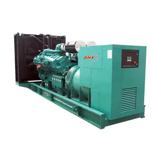 SHX 1250kva Power Open Diesel Generator China Factory Water Cooling System Genset