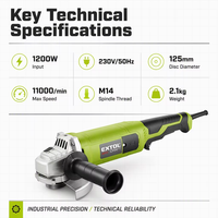 403127 EXTOL Craft Outils électriques à fil électrique Meuleuse d'angle