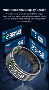Anillo Inteligente de Salud VR11, Resistente al Agua 5ATM, Controlado por Aplicación, Monitor de Frecuencia Cardíaca, Rastreador de Actividad Física y <span class=keywords><strong>Sueño</strong></span> para Hombres y Mujeres - Product Image 3