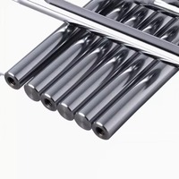 Axe optique chromé diamètre 25, usinage sur mesure, filetage interne, tige de guidage pour fils durs et souples