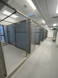 Jaula grande <span class=keywords><strong>para</strong></span> mascotas Los Caniles Doble capa/Drenaje/Foster/Laboratorio Jaula multicompartimento Perrera Run - Product Image 5