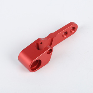 Servicio de Mecanizado CNC de Precisión, Piezas de Aluminio Personalizadas, Componentes Mecánicos Fresados CNC con Anodizado Rojo - Product Image 3