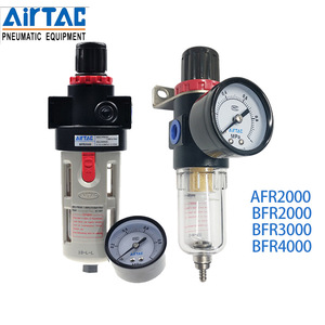 ตัวกรองปรับแรงดันลม Airtac Air Source Processor AFR2000 พร้อมตัวแยกน้ำสำหรับระบบนิวเมติกส์ - Product Image 4