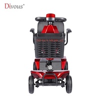 Nouveau Scooter de Mobilité Intelligent Pliable à Quatre Roues pour Personnes Âgées 2025 avec Batterie Amovible et Chariot de Courses