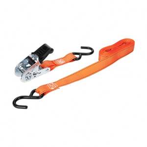 Sangles à cliquet pour moto et <span class=keywords><strong>camion</strong></span>, 1 pouce, polyester, résistance à la rupture de 800 kg, crochets en S, pour fixation - Product Image 5