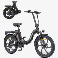 Bicicleta eléctrica plegable EU Warehouse HillMiles MilePort 1 de 250W, 36V, 13Ah, con cuadro bajo, neumáticos gruesos de 20 pulgadas, para desplazamientos diarios.