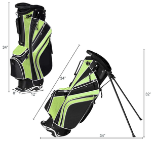 全新设计轻质防水拉链开合式 36-56L 高尔夫球杆包男女款 - Product Image 3