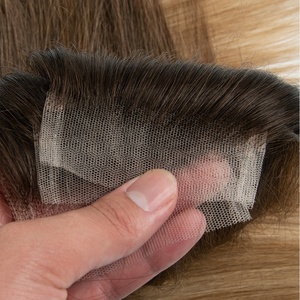 ท็อปเปอร์ผมแท้ 100% ขนาด 3x5 นิ้ว ระบบเชื่อมต่อแบบตาข่าย HD Lace สำหรับผมบาง - Product Image 2