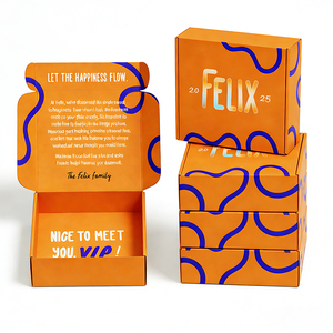 Boîte d'expédition en carton ondulé kraft écologique réutilisable Impression simple/double face Matériaux recyclés Logo personnalisé - Product Image 2