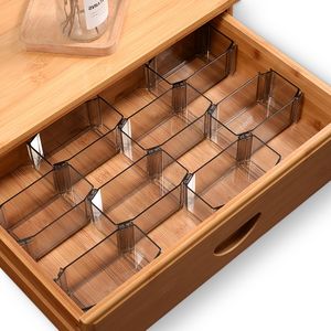 กล่องเก็บของลิ้นชักแบบแยกส่วนกล่องเก็บลิ้นชักทำจาก PP รังผึ้งและชุดชั้นใน - Product Image 1