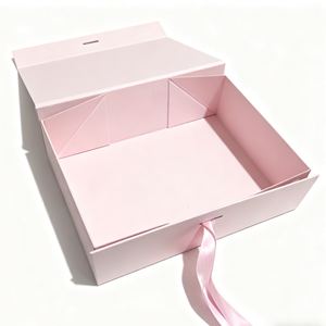 Printed <strong>Book</strong> Shaped Flip <strong>Gift</strong> Box Custom High-End Cosmetic Packaging with UV Embossing for Skin Care Set - Product Image 3