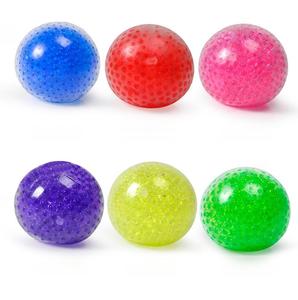<b>Squishy</b> Ball Rubber Water Bead Gel Sensory Stress Ball Fidget Toy Stress Relief <b>Squishy</b> Ball for Kids and Adults for Girls - Product Image 2
