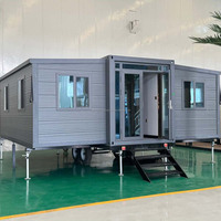 Maison conteneur extensible de 30 pieds, maison modulaire pliable pour projet résidentiel