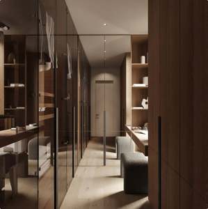 Armoires ouvertes modernes 2025, chambre personnalisée, combinaison de meubles de chambre à coucher, meubles en MDF, bois, chambre à coucher pour armoire, placard - Product Image 5