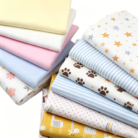 Tissu en flanelle de coton de poids moyen, tissu en coton imprimé sur mesure, tissu en coton en gros pour la literie de bébé
