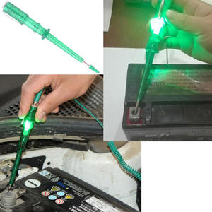 Auto Lâmpada de Cobre Detector de Tensão Volt Medidor Sonda de Teste Lápis DC 6V 12V 24V Circuito da Luz Do Carro pen Tester - Product Image 5