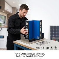 Sel Baterai Catl 3.7V 280Ah Nmc Asli dengan Siklus Hidup Panjang, Stabil, Hemat Biaya, dan Densitas Tinggi untuk Kendaraan Listrik
