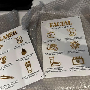 Panneau mural de conseils de suivi des ongles taille A3 A4 personnalisée pour salon de beauté décor de studio esthétique - Product Image 2