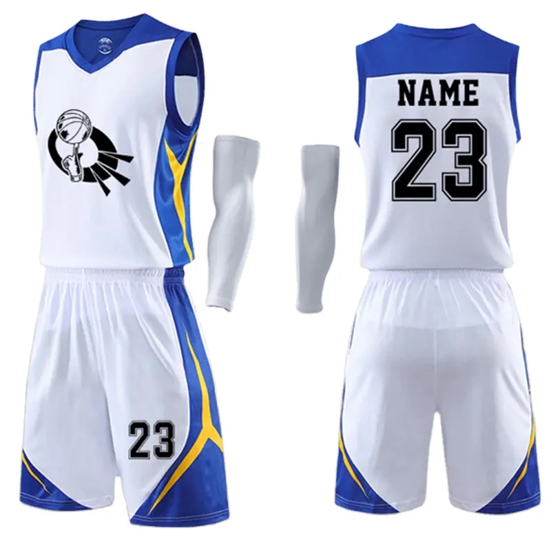 Kinder-und Jugend basketball uniform Plus Size benutzer definiertes reversibles Basketball trikot