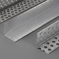 Profilé d'angle perforé en métal à angle arrondi en alliage d'aluminium galvanisé pour protection anti-collision des coins de mur en cloison sèche