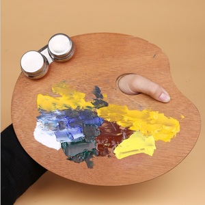 30*40CM <strong>Wooden</strong> <strong>Palette</strong> Factory Supply High Quality Big <strong>Palette</strong> for Art Painting - Product Image 3