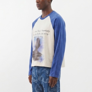 เสื้อยืดแขนยาวแบบแร็กแลน พิมพ์ลายกราฟิก สตรีทแวร์ ผู้ผลิต OEM ขายส่ง ผ้าคอตตอนหนานุ่ม ยูนิเซ็กส์ รุ่น TKAN6621 - Product Image 3