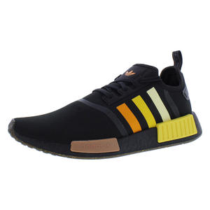 Chaussures Adidas NMD R1 pour homme, taille 12, couleur : noir/jaune - Product Image 1