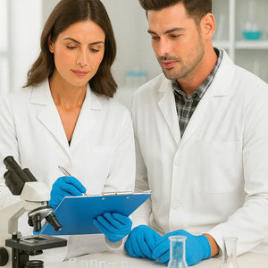 All'ingrosso <span class=keywords><strong>cotone</strong></span> personalizzato manica lunga da uomo <span class=keywords><strong>bianco</strong></span> <span class=keywords><strong>camice</strong></span> da laboratorio uniformi mediche infermiere ospedaliero medico farmacista <span class=keywords><strong>camice</strong></span> da laboratorio - Product Image 5