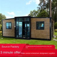 Conteneur extensible mobile trois-en-un en acier coloré Jing Cheng avec isolation EPS pour villa, site touristique et camping