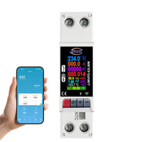 Compteur d'énergie intelligent WiFi monophasé 8-en-1 de classe 0.5 avec protection contre les fuites de courant et tension – Nouveauté en gros
