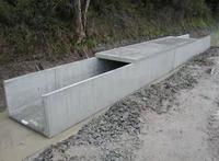 Béton (Ciment) canal en FORME DE U pour l'irrigation de l'eau