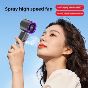 Nouveau modèle transfrontalier JY02 – <span class=keywords><strong>Ventilateur</strong></span> hydratant portable à nano-pulvérisation, humidificateur extérieur haute vitesse avec moteur turbo sans balais - Product Image 4