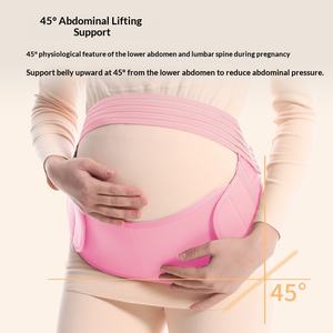 Ensemble de quatre pièces de soutien-gorge de grossesse pour femmes enceintes, vente en gros, ceinture de grossesse épaisse et respirante pour la fin de la grossesse, protection de base pour toutes les saisons - Product Image 4