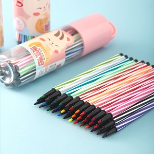 Pennelli per colorare per studenti della scuola primaria dai 6 anni in su, per <span class=keywords><strong>pittura</strong></span> mattutina, 12-36 <span class=keywords><strong>colori</strong></span>, non macchiangono, non odorosi, lavabili - Product Image 4