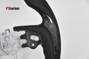 Volant de course personnalisé en fibre de carbone véritable YTcarbon pour <span class=keywords><strong>Musso</strong></span> Sports 18+ - Accessoires intérieurs de voiture - Product Image 2
