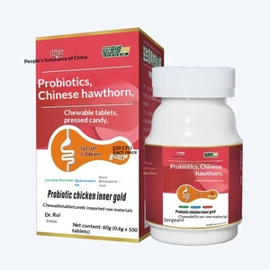 Probiotika für den Außenhandel: Weißdorn-Hühner-Gold-Kautabletten, 100 Stück, zur Verbesserung der Knochendichte und Ernährung - Product Image 4