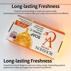<span class=keywords><strong>Savon</strong></span> solide parfumé <span class=keywords><strong>au</strong></span> <span class=keywords><strong>citron</strong></span> infusé aux herbes et à la vitamine C, avec des <span class=keywords><strong>bienfaits</strong></span> hydratants, blanchissants et éclaircissants pour la peau - Product Image 5