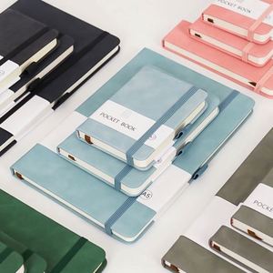 Wholesales Customized Design Classic Notebook A5 PU Leather Business <b>Journal</b> Hardcover Leather Office Note Books for Promotion - Product Image 3