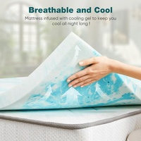 Juegos de colchón de cama de refrigeración modernos de las mejores marcas para el hogar, hotel u hospital, para muebles de dormitorio
