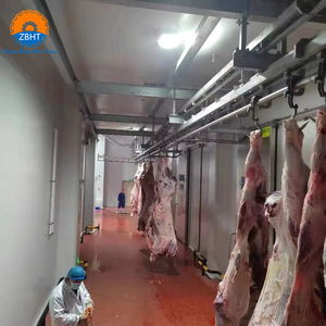 Ligne d'abattage de bétail <span class=keywords><strong>halal</strong></span>, rail de convoyage de viande de vache, équipement d'abattoir, machinerie de transformation de la viande pour abattoir - Product Image 3