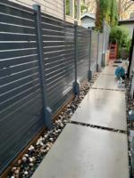 Clôture de jardin en alliage d'aluminium de bonne qualité, traitée thermiquement, finition peinture poudrée - Écologique, durable, design moderne, résistante aux intempéries