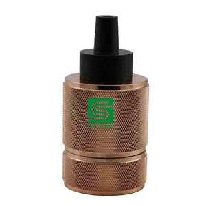 Best Quality Electrical Socket Long Life Span Metal Bulb Holder Brass Golden Copper Lamp Holder