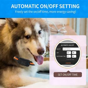 Notifications de limites de vibrations sonores Clôture pour chien sans fil <span class=keywords><strong>rechargeable</strong></span> GPS Collier antichoc pour animaux de compagnie Clôture électronique - Product Image 4